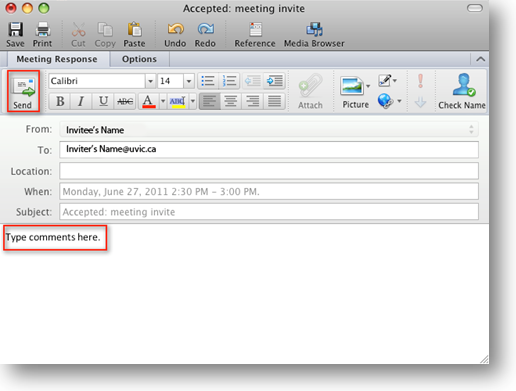 Show declined meetings outlook